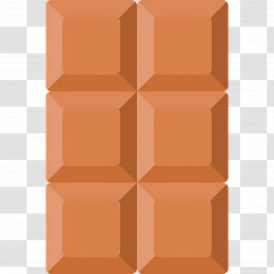 Chocolate Bar - Simple Chocolate Bar Illustration Transparent PNG