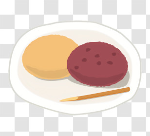 Food Elements - Cookies On Plate Transparent PNG