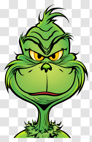 Cartoon Drawing - Grinch Character Illustration Transparent PNG