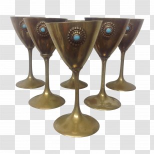 Wine Glass Champagne Cocktail - Metal Transparent PNG