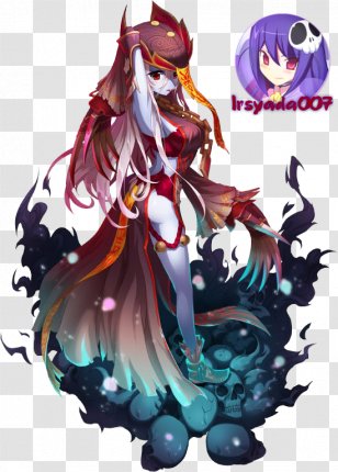 Lost Saga Magician Character Art - Silhouette Transparent PNG
