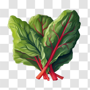 Swiss Chard
 - Fresh Green Swiss Chard Leaves Transparent PNG