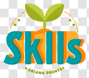 Skills Logo - Skills Logo With Sprout Transparent PNG