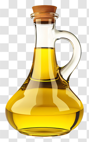 Cooking Oil - Glass Oil Jar For Kitchen Use Transparent PNG