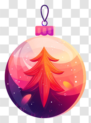 Christmas Tree Ball - Christmas Tree Ornament Transparent PNG