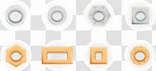 Brand Font - Rectangle - Screw Set Transparent PNG