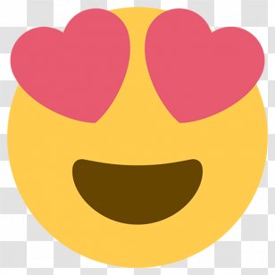 Smiley Emoticon Heart Face - Yellow - Keren Transparent PNG