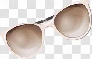 Sunglasses Goggles - Visual Perception - Brown Transparent PNG