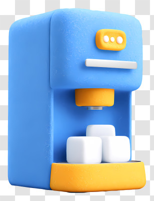 Ice Maker - Blue Ice Maker For Refreshing Drinks Transparent PNG
