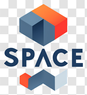 Space - Modern SPACE Geometric Logo Transparent PNG
