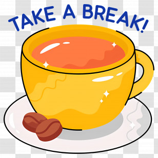 Coffee Break - Take A Break With Coffee Transparent PNG