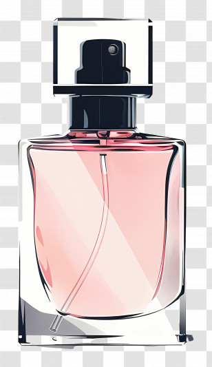 Perfume Bottle - Perfume Bottle With Pink Liquid Transparent PNG