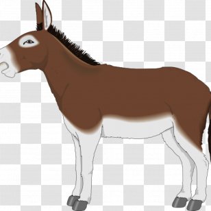 Donkey Clip Art Image Horse Mule - Tail - Shrek And Fiona Film Series Transparent PNG