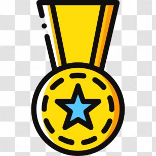 Gold Medal Award - Yellow Transparent PNG