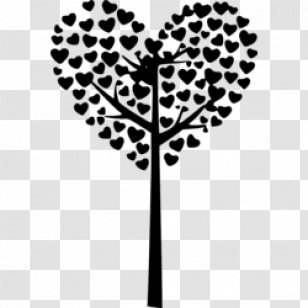 Clip Art - Heart - Leaf Transparent PNG