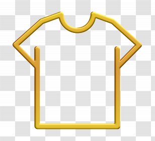 Tshirt Icon Clothes - Yellow Transparent PNG