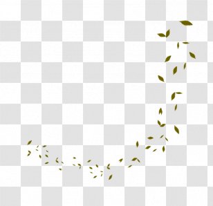 Leaf Green Petal - Yellow - Simple Leaves Floating Material Transparent PNG