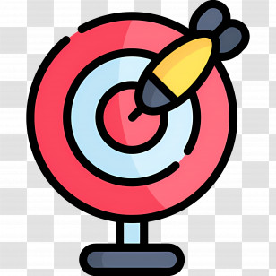 Dart Board - Dartboard With Dart In Bullseye Transparent PNG
