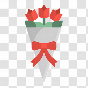 Rose Bouquet - Bouquet Of Red Flowers Transparent PNG