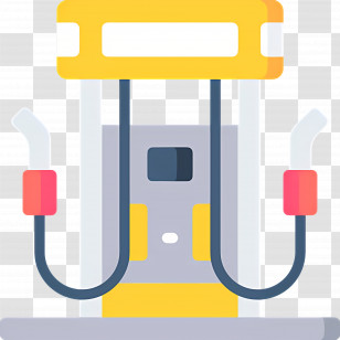 Gas Station - Gas Pump At Fuel Station Transparent PNG