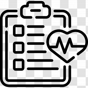 Medical Report - Health Checklist Icon Transparent PNG