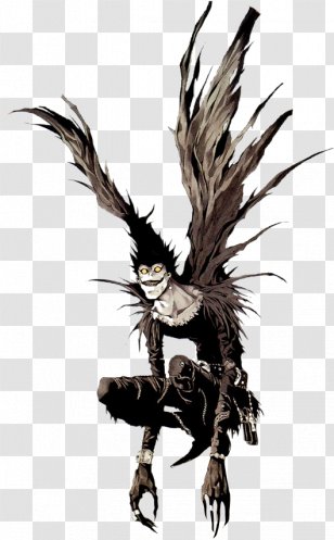 Light Yagami Ryuk Rem Death Note Another Note: The Los Angeles BB Murder Cases - Watercolor - Lights Transparent PNG