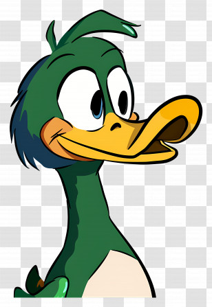 Cartoon Duck - Cartoon Duck Character Transparent PNG