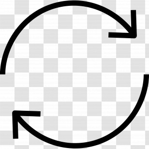 Circular Arrow - Circular Arrows Symbol For Recycling Or Loop Process Transparent PNG