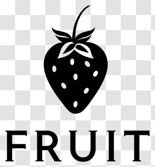 Strawberry Logo - Vintage Strawberry Fruit Icon Transparent PNG