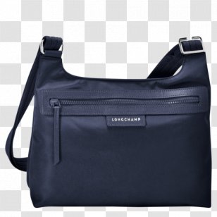 Longchamp Le Pliage Neo Flat Crossbody Large Nylon Tote Handbag Cuir Leather Pouch - Messenger Bag - Passport Travel Purse Transparent PNG