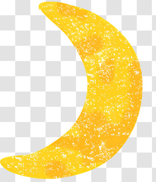 Icon - Crescent Moon Illustration Transparent PNG