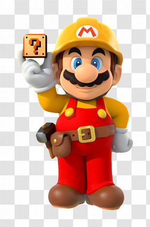 Mario - Cartoon Builder Character Transparent PNG