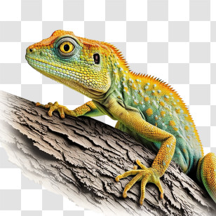 World Lizard Day
 - Illustration Of Lizard On Tree Branch Transparent PNG