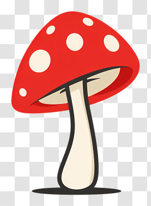 Mushroom Logo - Red Mushroom Cartoon Illustration Transparent PNG