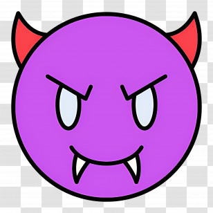 Devil Emoji - Angry Devil Emoji Transparent PNG