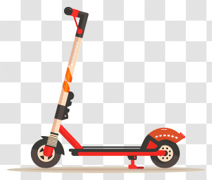 Kick Scooter - Modern Electric Scooter Transparent PNG