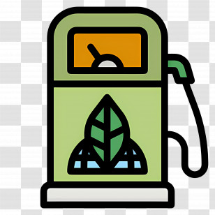 Charging Station - Green Eco-Friendly Gas Pump Icon Transparent PNG