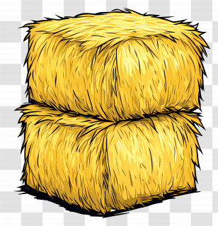 Stack Of Hay - Stacked Hay Bales Illustration Transparent PNG