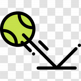 Tennis Ball - Bouncing Tennis Ball Transparent PNG