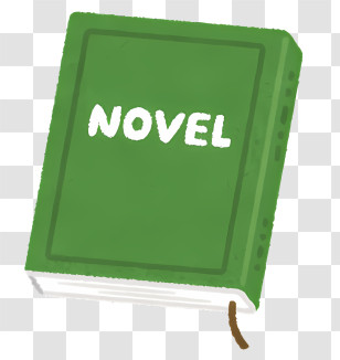 Icon - Green Novel Book Transparent PNG