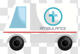 Cartoon Ambulance Car - Ambulance Vehicle Transparent PNG