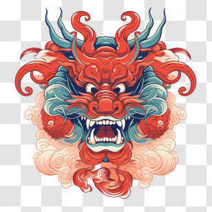 Chinese Dragon - Traditional Dragon Artwork Illustration Transparent PNG