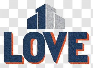 Love - LOVE 3D Text Logo Transparent PNG