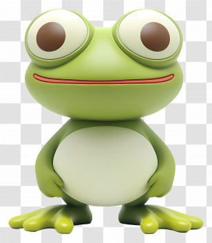 Keroppi - Cute Green Cartoon Frog Transparent PNG