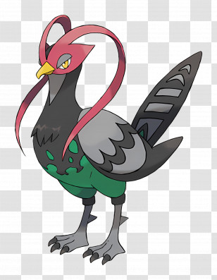 Unfezant - Fantasy Bird With Colorful Feathers Transparent PNG