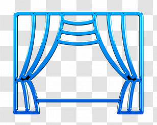 City Places Icon Theatre Curtains Icon Show Icon Transparent PNG