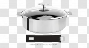 Lid Stock Pots Frying Pan Saltiere Cookware - Stainless Steel Transparent PNG