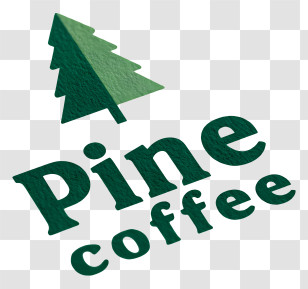 Pine Coffee Logo - Pine Coffee Logo Transparent PNG