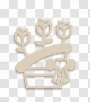 Bouquet Icon Flower Bouquet Icon Home Decoration Icon Transparent PNG
