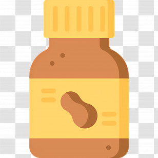 Peanut Butter - Peanut Butter Jar Image For Food Concepts Transparent PNG